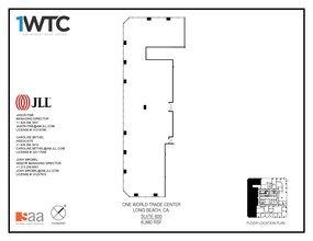 1 World Trade Ctr, Long Beach, CA à louer Plan d  tage- Image 1 de 1