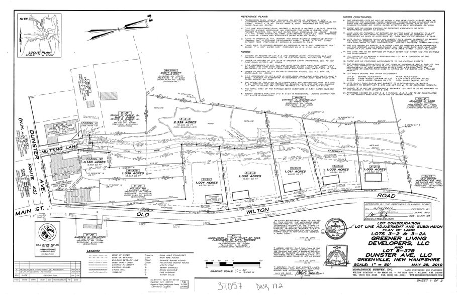 8 Dunster Ave, Greenville, NH à vendre - Plan cadastral - Image 2 de 24