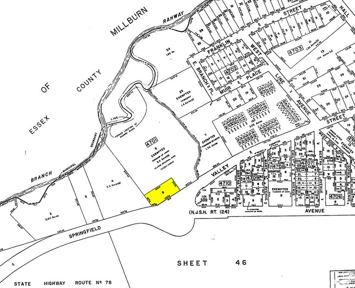1050-1052 Valley St, Vauxhall, NJ à louer - Plan cadastral - Image 2 de 18
