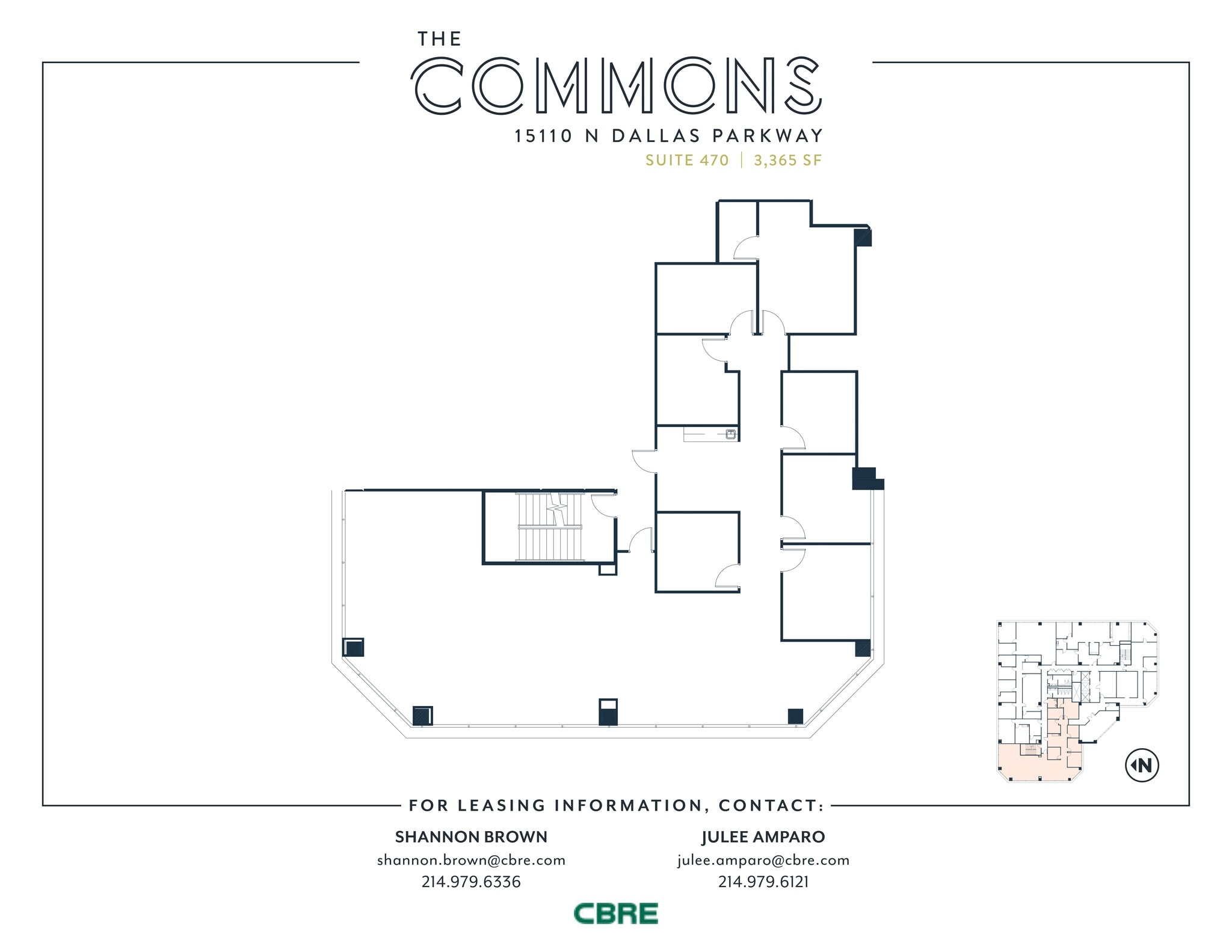 15110 N Dallas Pky, Dallas, TX à vendre Plan d’étage- Image 1 de 1