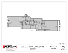 300 Galleria Officentre, Southfield, MI for lease Floor Plan- Image 1 of 1