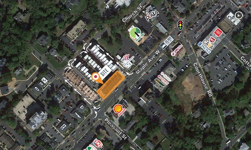 245 W Maple Ave, Vienna, VA à vendre - Aérien - Image 3 de 3