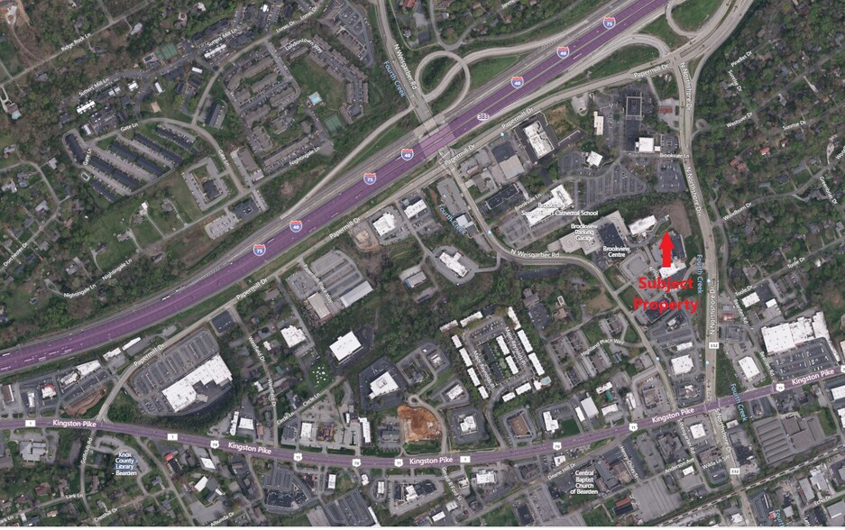 240 Brookview Centre, Knoxville, TN à vendre - Aérien - Image 2 de 4