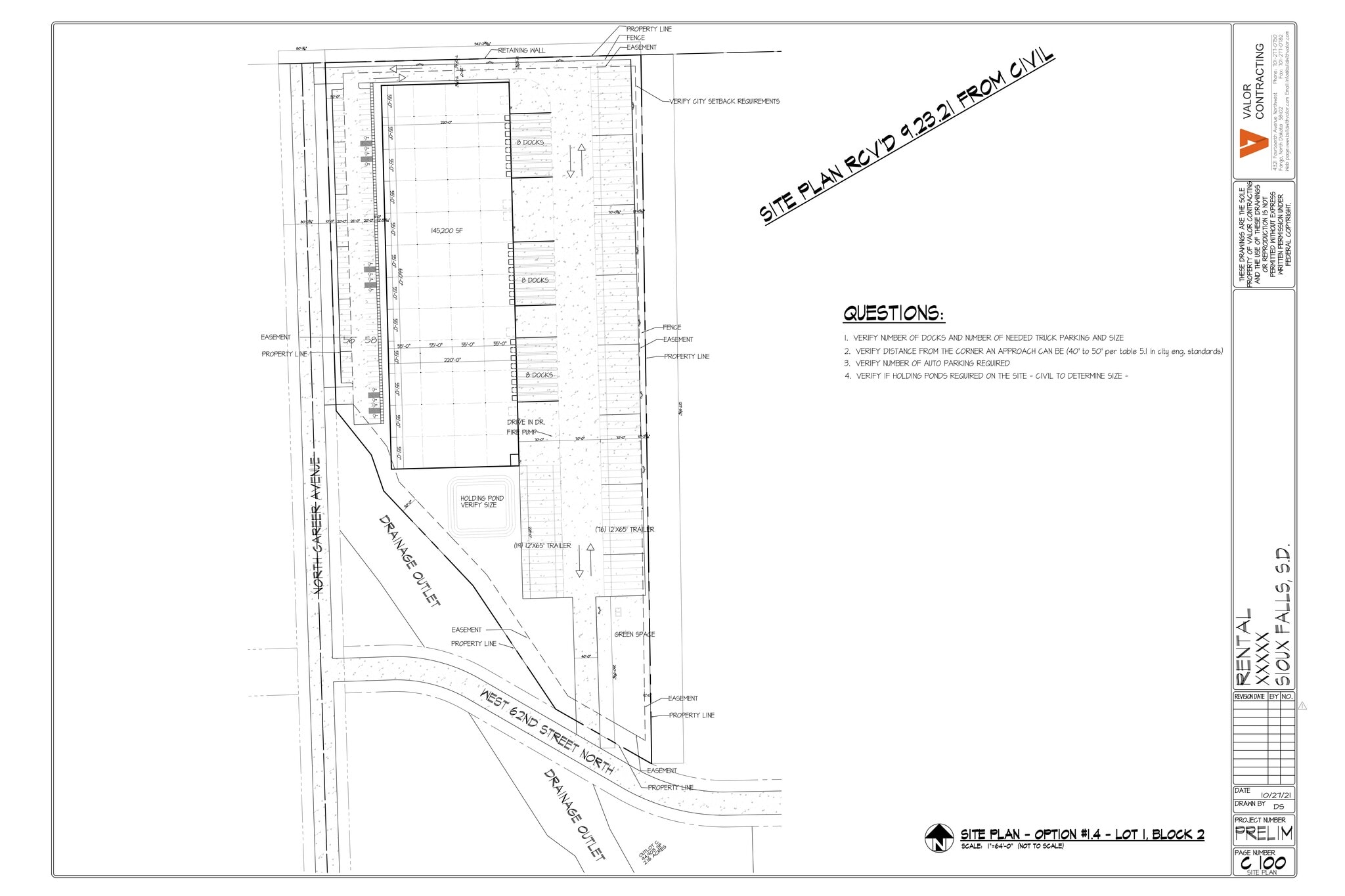 5400 Career, Sioux Falls, SD for lease Site Plan- Image 1 of 1