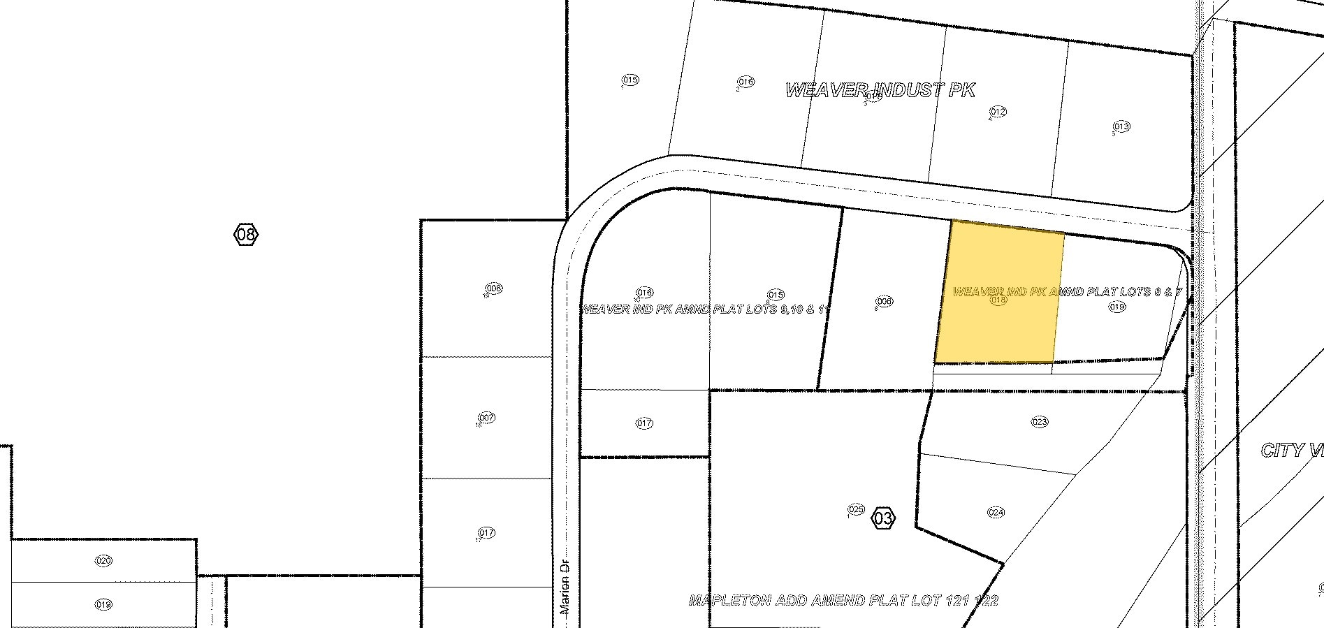 5970 Marion Dr, Denver, CO for lease Plat Map- Image 1 of 2