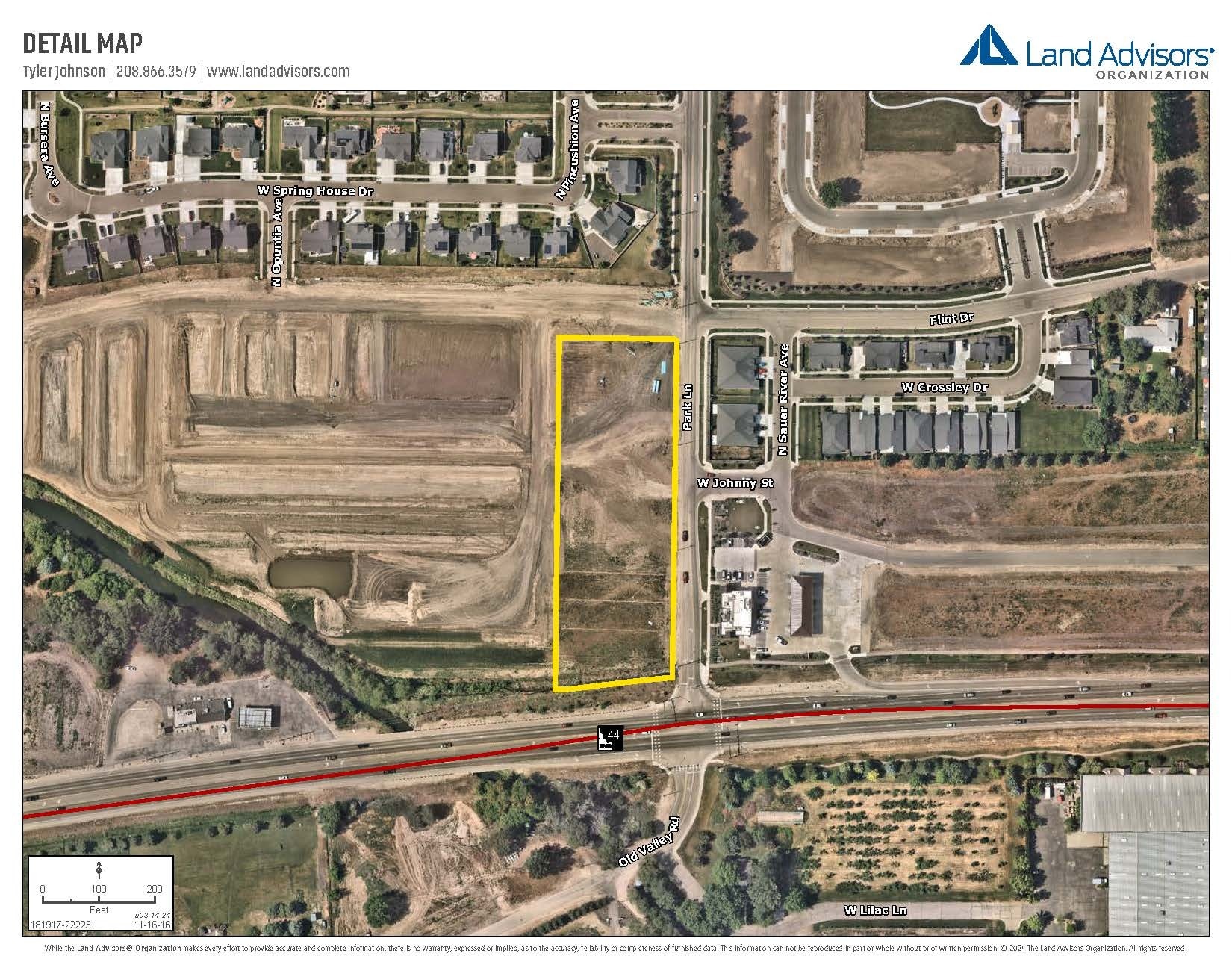 101 N Park Ln, Eagle, ID for sale Aerial- Image 1 of 3