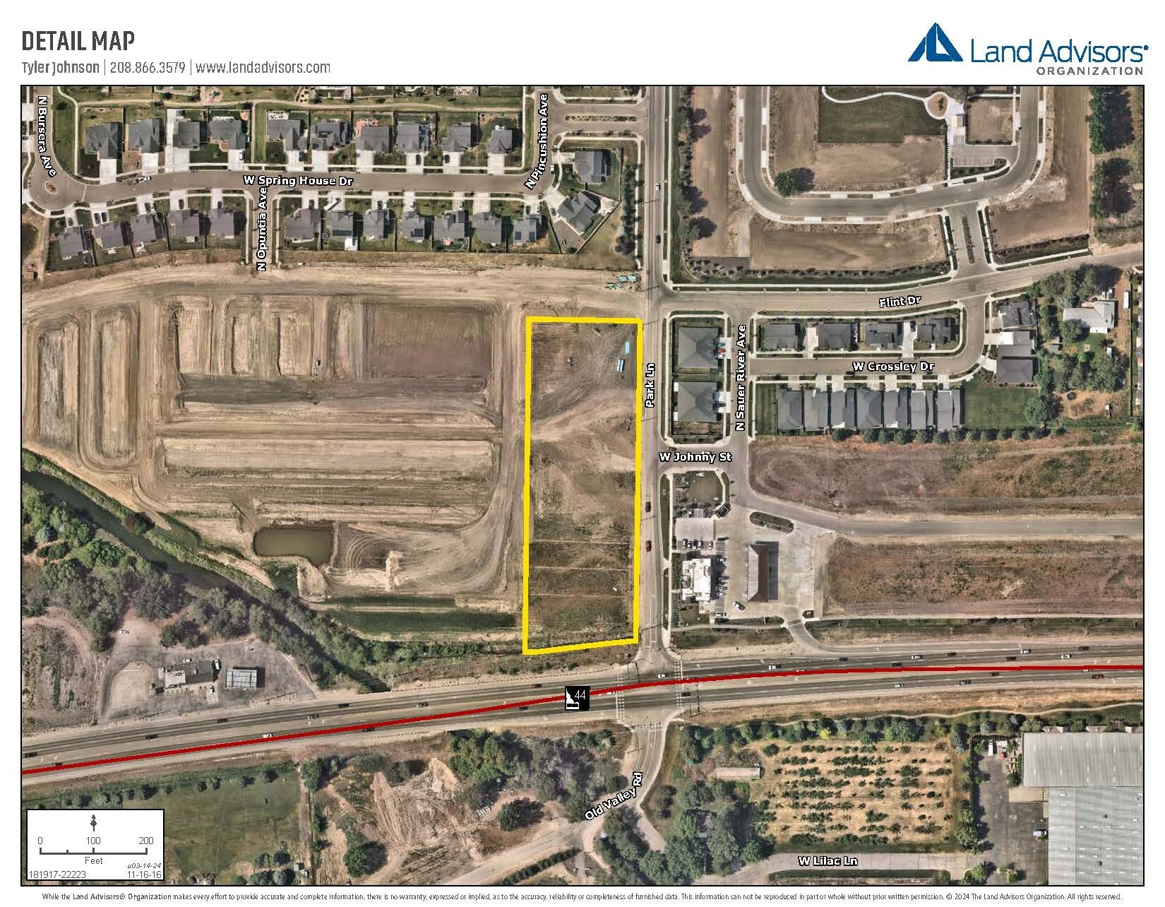 101 N Park Ln, Eagle, ID à vendre Aérien- Image 1 de 3