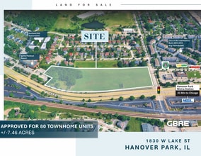 1830 Lake St, Hanover Park, IL - Aerial  map view - Image1