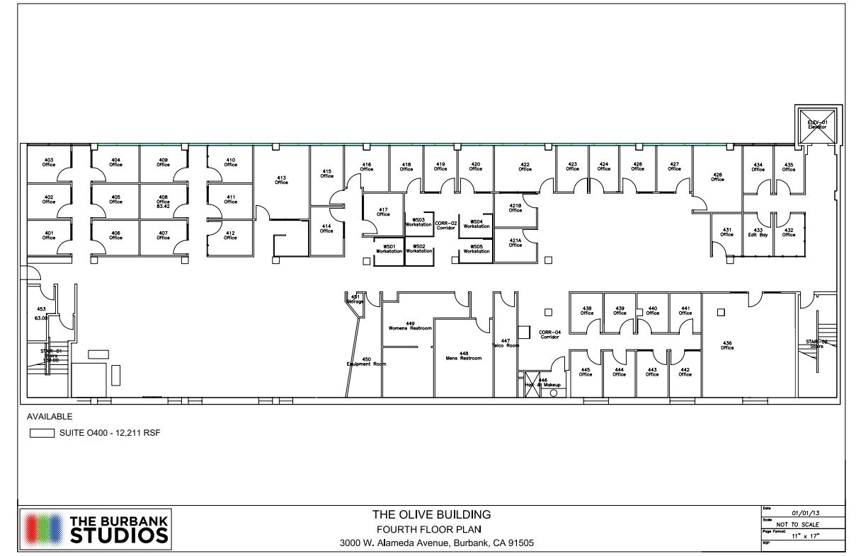 3000 W Alameda Ave, Burbank, CA for lease Floor Plan- Image 1 of 1