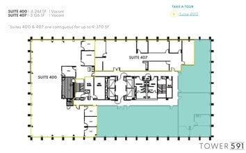 591 Camino de la Reina, San Diego, CA à louer Plan d’étage- Image 1 de 1