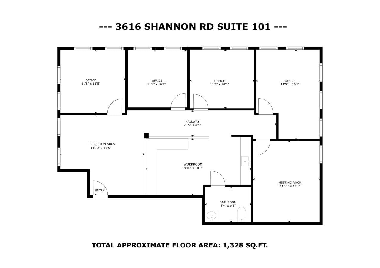 3616 Shannon Rd, Durham, NC 27707 - Unit 101 - - Floor Plan - Image 1 of 14
