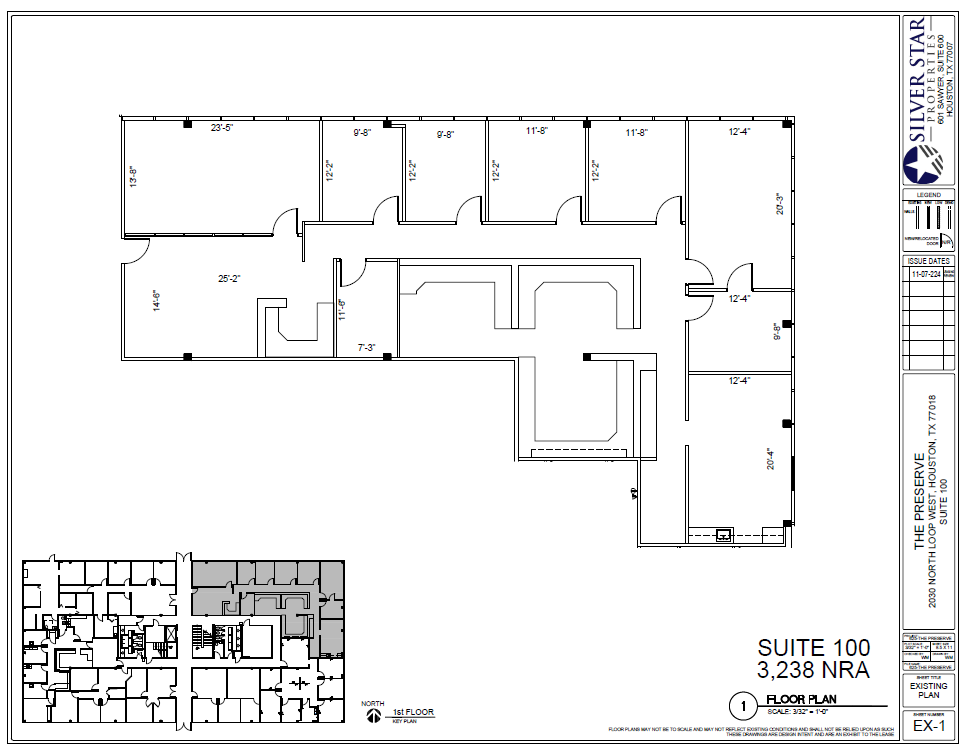 2000 N Loop Fwy W, Houston, TX à louer Plan d  tage- Image 1 de 1