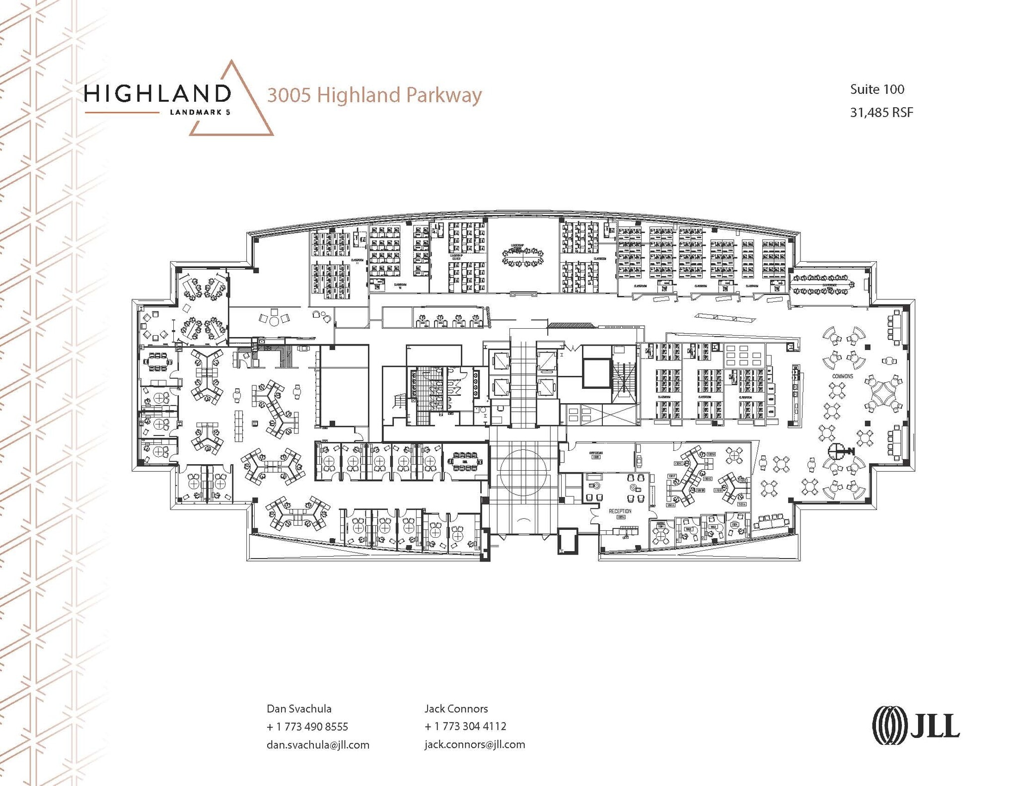 3005 Highland Pky, Downers Grove, IL à louer Plan d’étage- Image 1 de 1