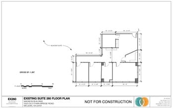 1320 Old Chain Bridge Rd, McLean, VA à louer Plan d’étage- Image 1 de 1