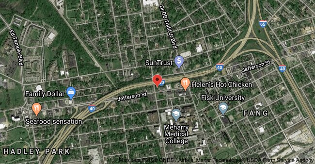 1832 Jefferson St, Nashville, TN à vendre - Aérien - Image 2 de 2