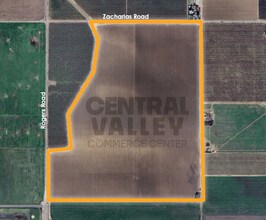 SEC Zacharais Rd & Rogers Rd, Patterson, CA - AÉRIEN  Vue de la carte
