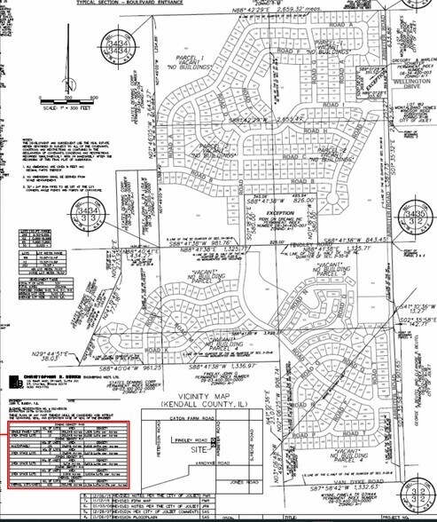 2275 Finley Rd, Minooka, IL à vendre - Plan cadastral - Image 3 de 5