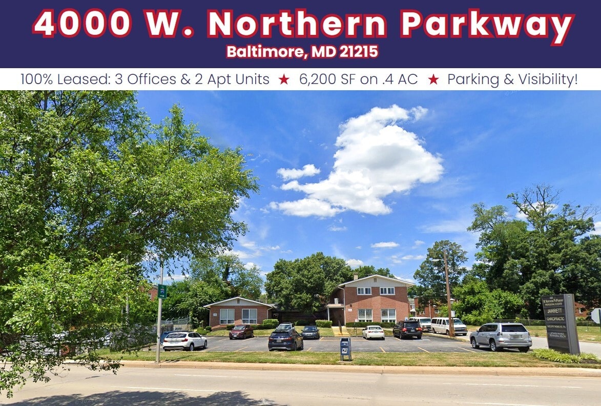 4000 W Northern Pky, Baltimore, MD for sale Building Photo- Image 1 of 16