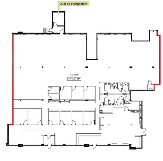 1984 5E Rue, Lévis, QC for lease Floor Plan- Image 1 of 1
