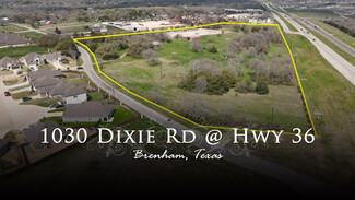 Plus de détails pour 1030 Dixie Rd, Brenham, TX - Terrain à vendre