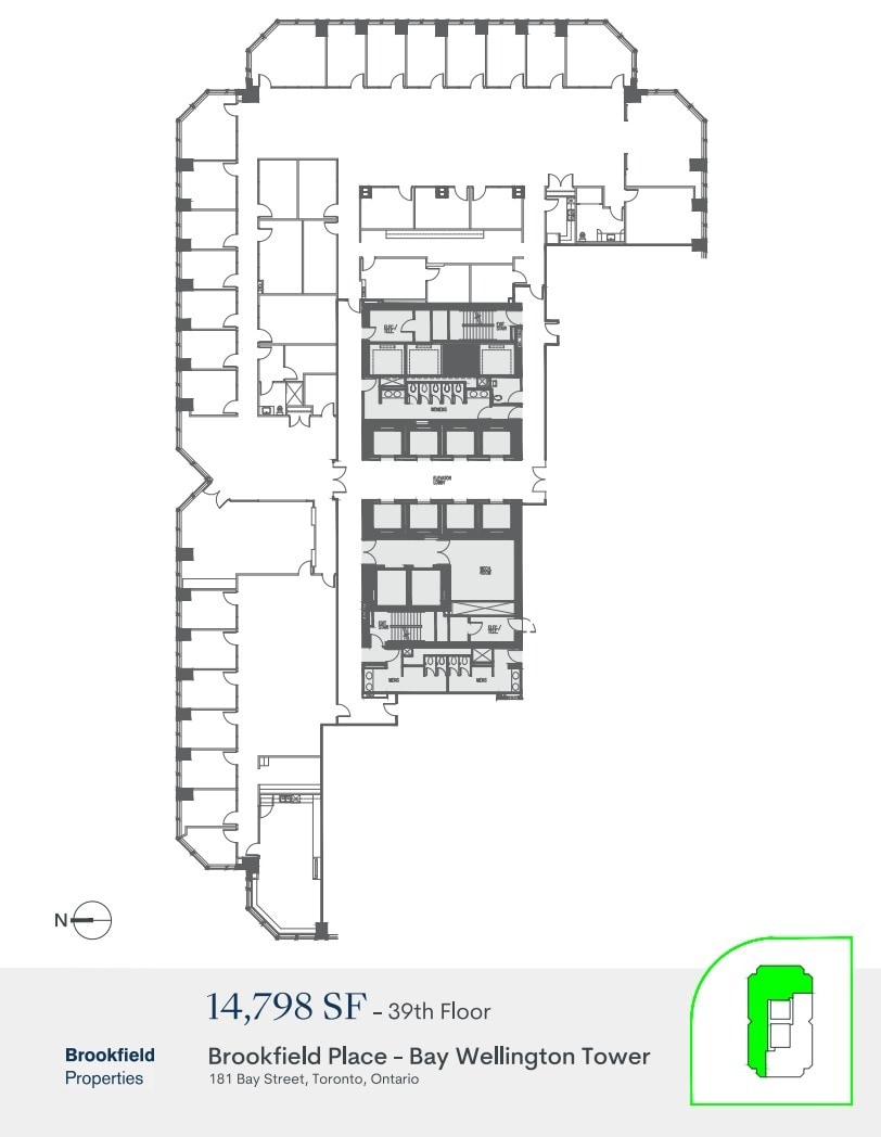 181 Bay St, Toronto, ON for lease Floor Plan- Image 1 of 1