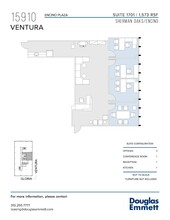 15910 Ventura Blvd, Encino, CA à louer Plan d’étage- Image 1 de 1