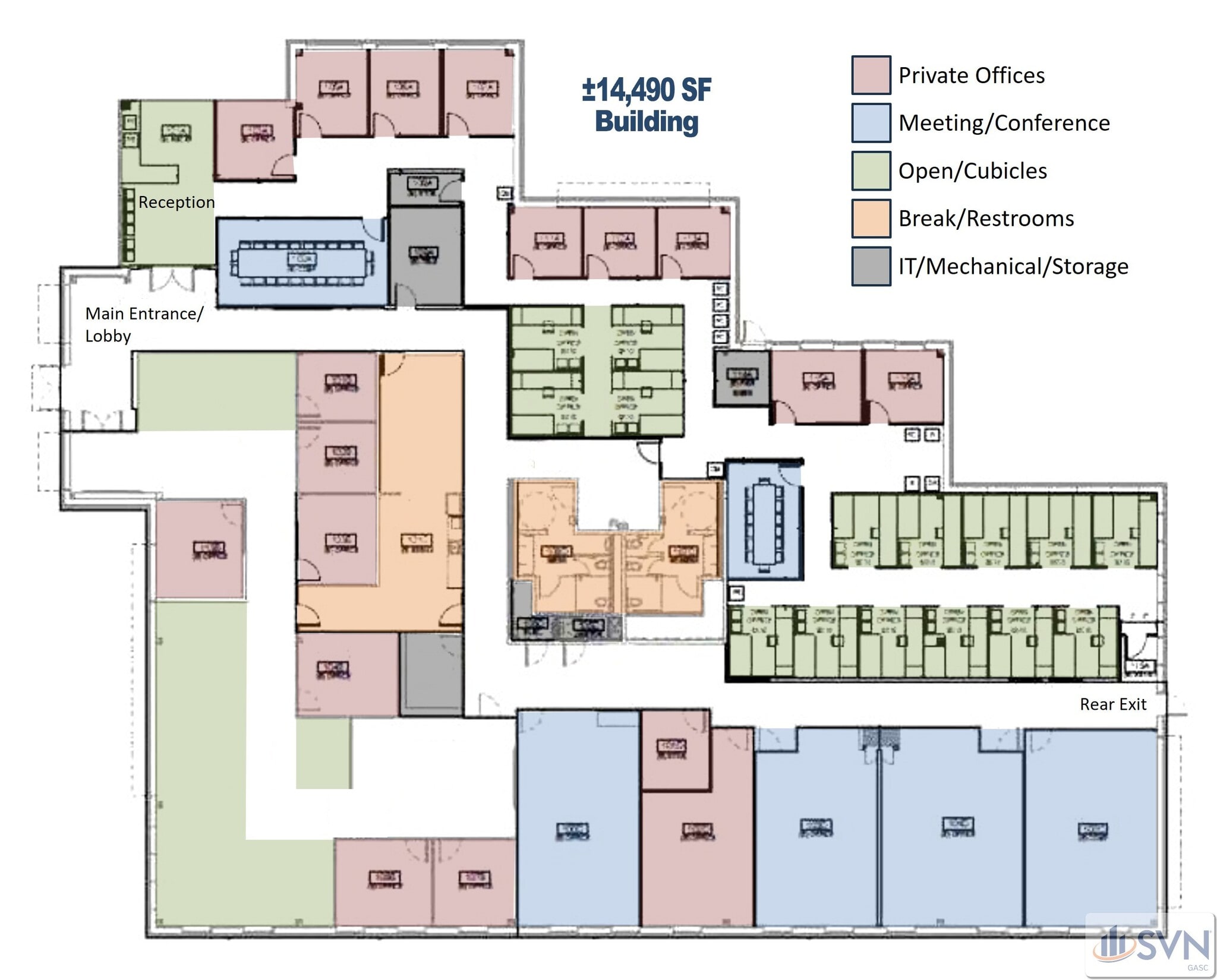 20 Martin Ct, Savannah, GA à louer Plan d’étage- Image 1 de 16