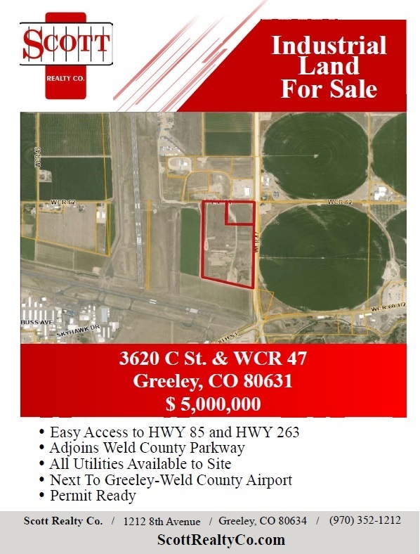 3620 C St. & WCR 47, Greeley, CO for sale Building Photo- Image 1 of 3