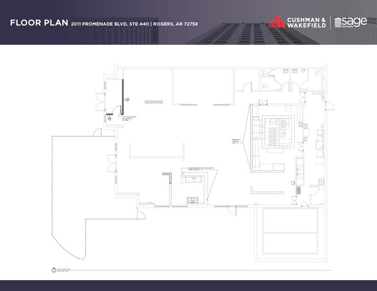 2011 Promenade Blvd, Rogers, AR à louer - Plan d’étage - Image 2 de 2