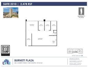 801 Cherry St, Fort Worth, TX for lease Floor Plan- Image 1 of 6