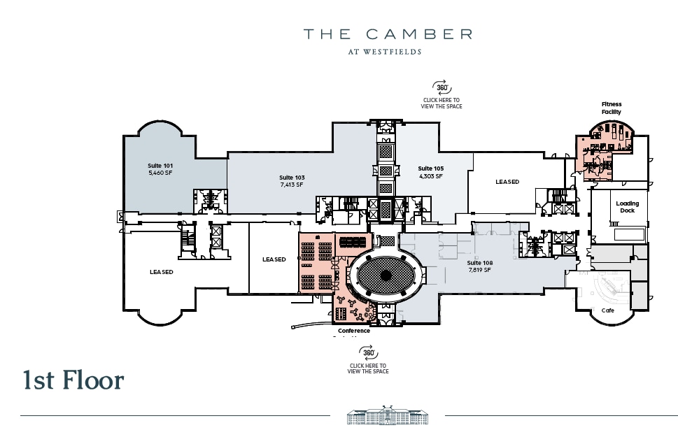 14501 George Carter Way, Chantilly, VA for lease Floor Plan- Image 1 of 4