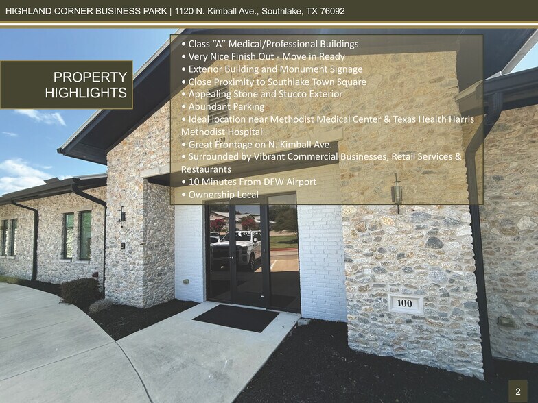 1120 N Kimball Ave, Southlake, TX à louer - Photo du bâtiment - Image 2 de 26