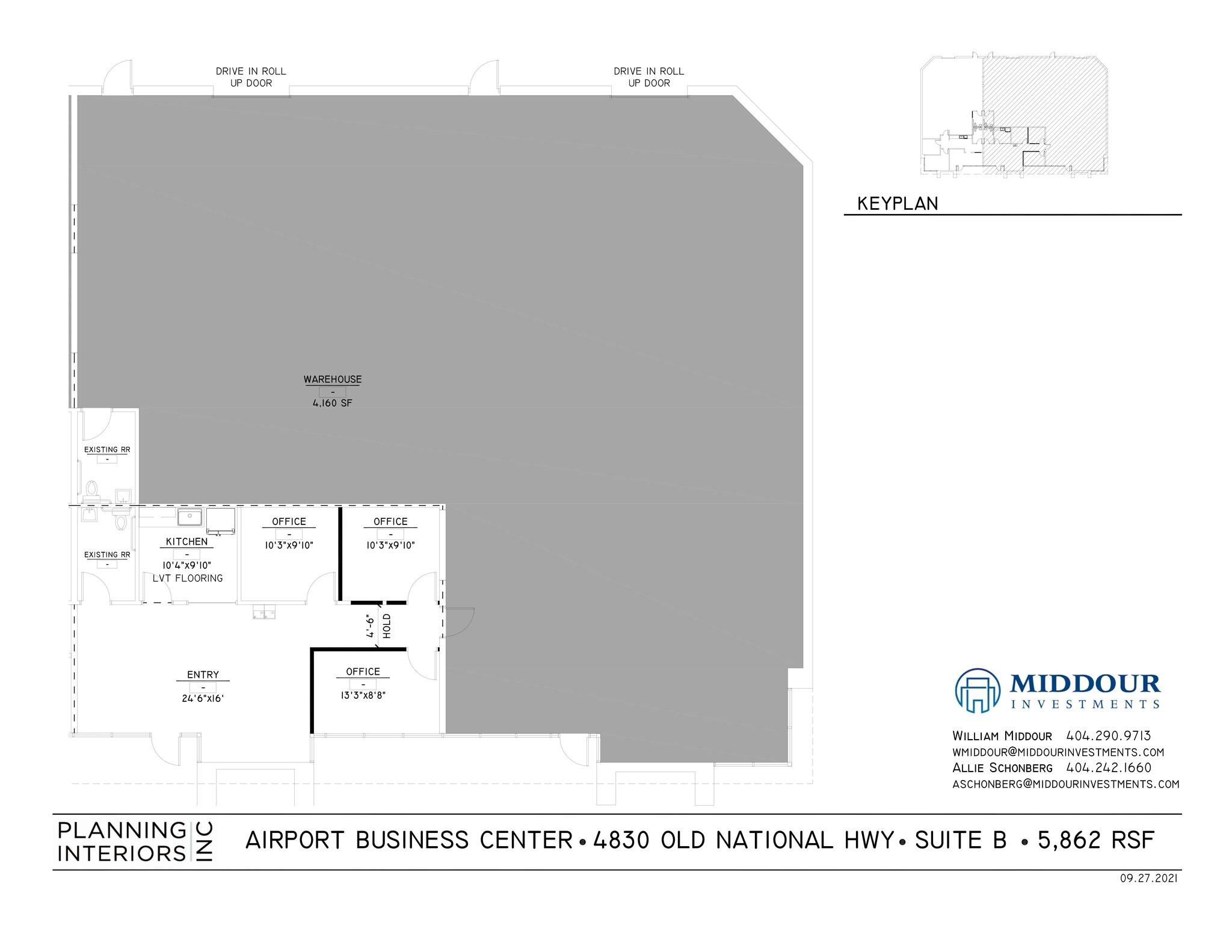 4810-4820 Old National Hwy, Atlanta, GA à louer Plan de site- Image 1 de 1