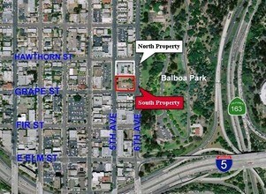 526 E Grape St, San Diego, CA - AERIAL  map view