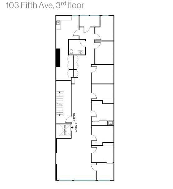 103 Fifth Ave, New York, NY for lease Floor Plan- Image 1 of 1