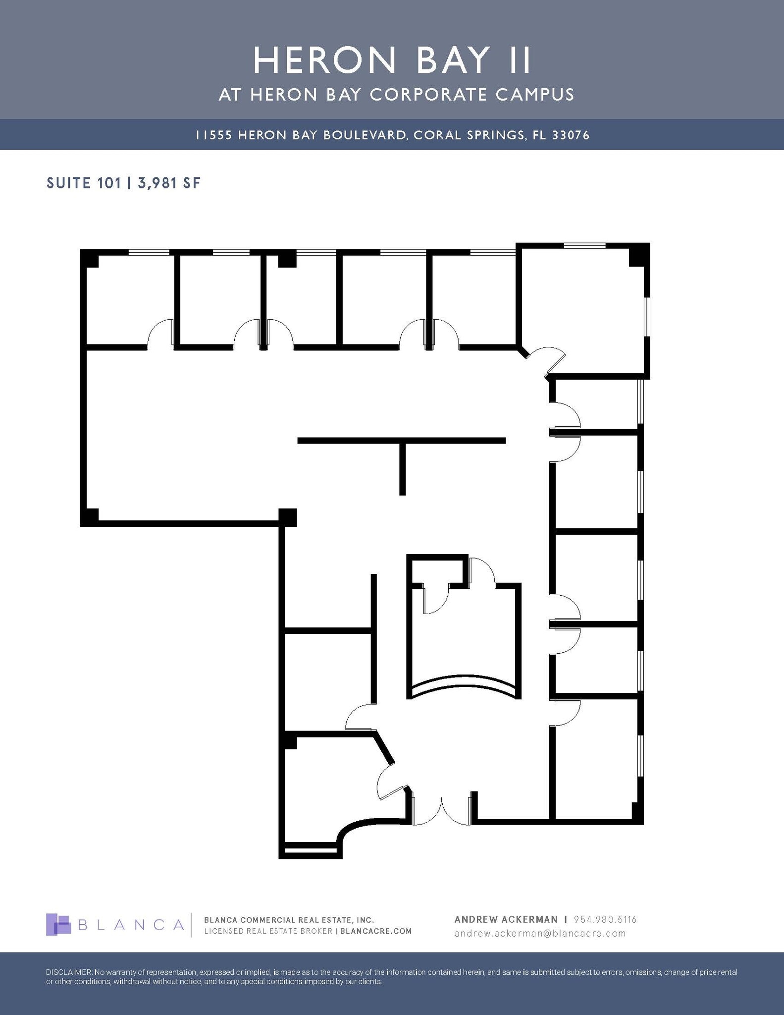 11555 Heron Bay Blvd, Coral Springs, FL for lease Floor Plan- Image 1 of 1