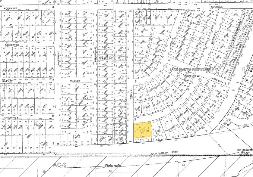 5101 E Colonial Dr, Orlando, FL à vendre - Plan cadastral - Image 3 de 37