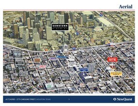 2775 Caroline St, Houston, TX - Aérien Vue de la carte