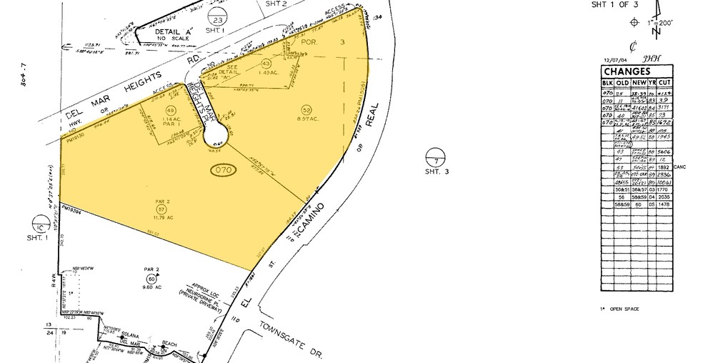 12860 El Camino Real, San Diego, CA à louer - Plan cadastral - Image 2 de 6