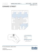 21800 Oxnard St, Woodland Hills, CA à louer Plan d’étage- Image 1 de 1