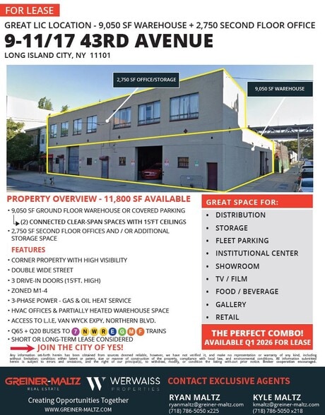 9-11-9-17 43rd Ave, Long Island, Long Island City, NY for lease - Building Photo - Image 2 of 3