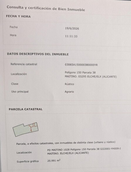Maitino, Elche Pedanias, 1028, Alicante, Alicante for sale - Building Photo - Image 3 of 10