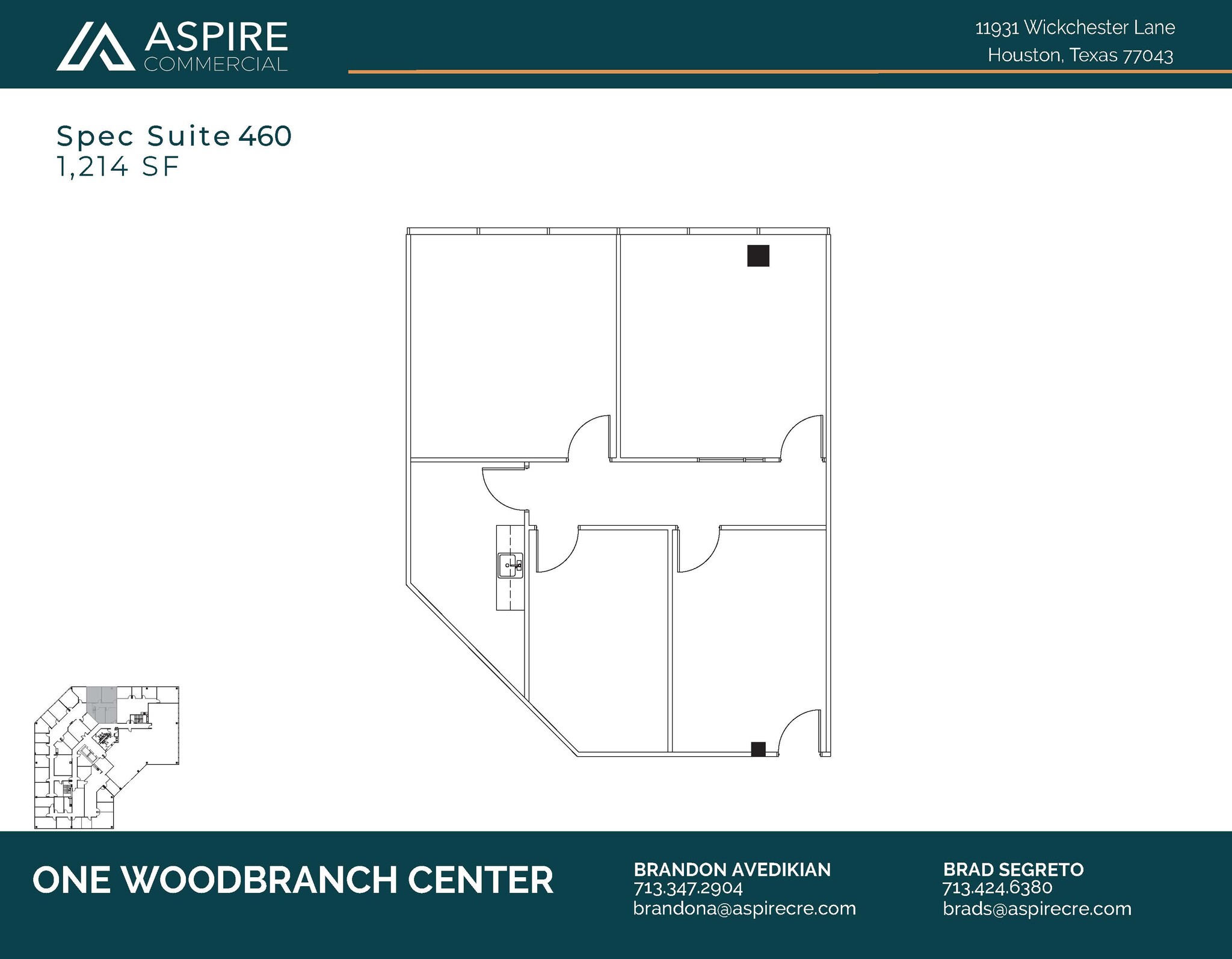 11931 Wickchester Ln, Houston, TX for lease Floor Plan- Image 1 of 1