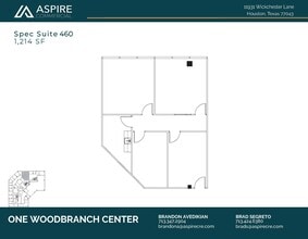 11931 Wickchester Ln, Houston, TX for lease Floor Plan- Image 1 of 1