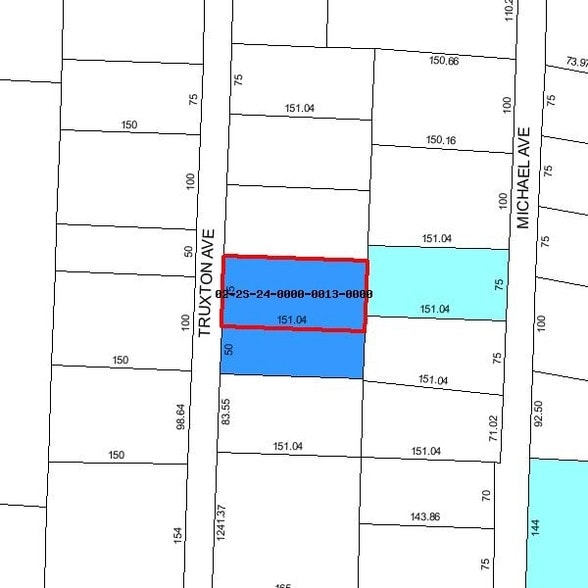 107 Truxton Ave, Fort Walton Beach, FL for sale - Plat Map - Image 3 of 21