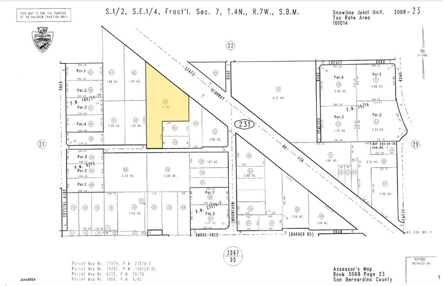 SR-138, Pinon Hills, CA for sale - Building Photo - Image 2 of 2
