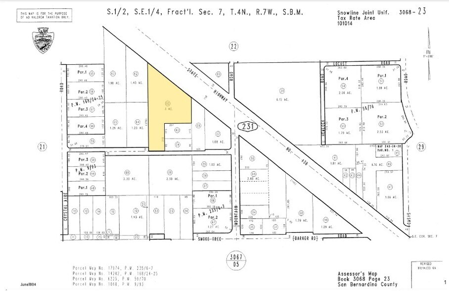 SR-138, Pinon Hills, CA à vendre - Photo du bâtiment - Image 2 de 2