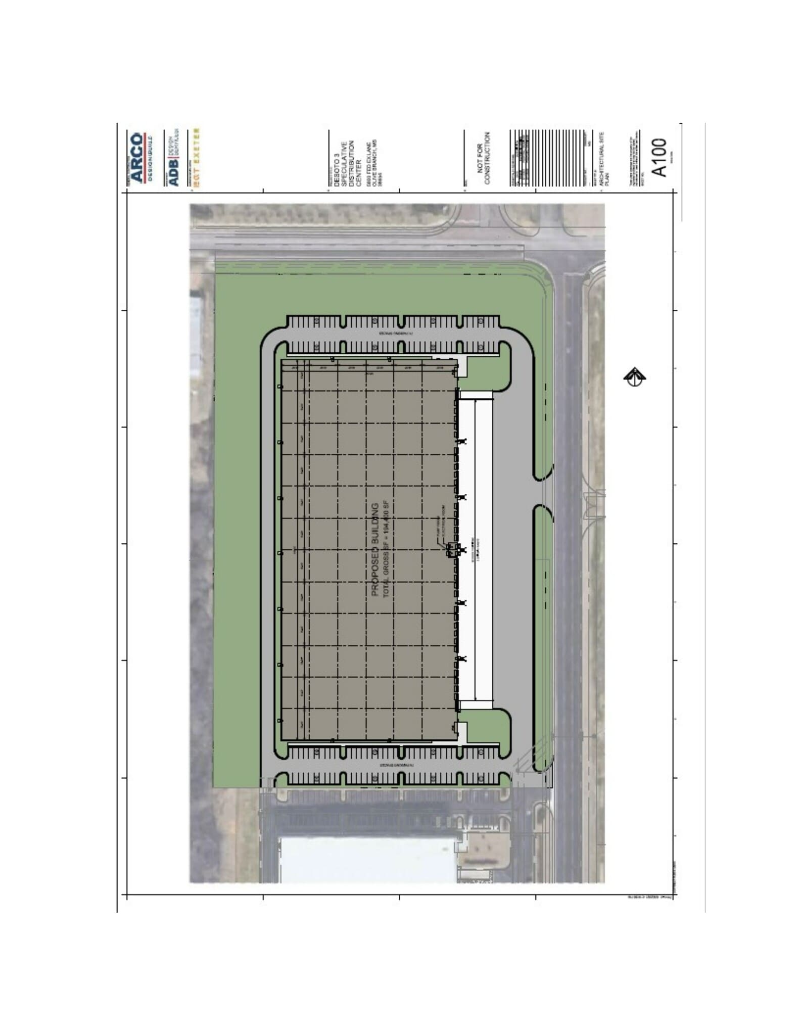 5899 FedEx Ln, Olive Branch, MS for lease Site Plan- Image 1 of 1