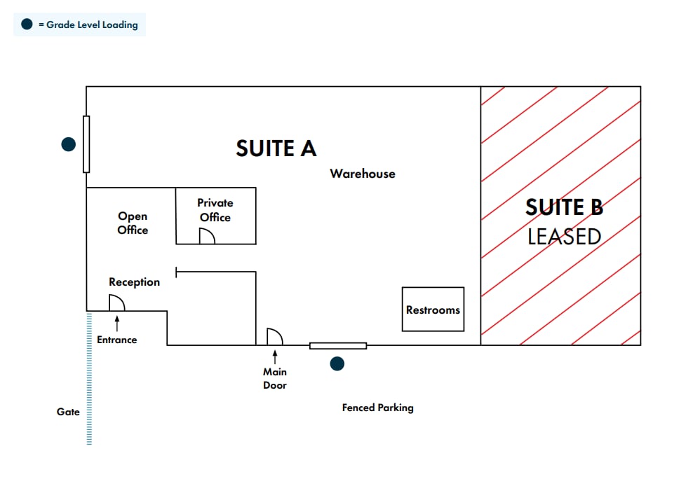 929 Rancheros Dr, San Marcos, CA for lease Floor Plan- Image 1 of 2
