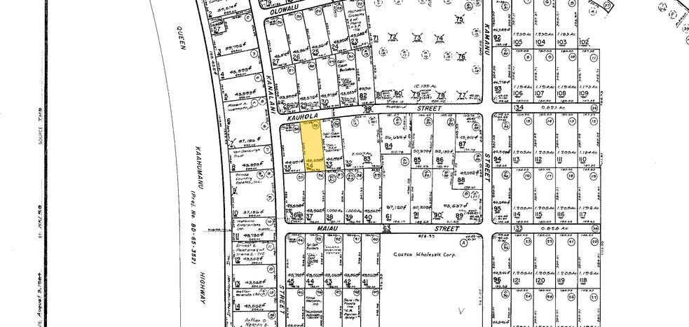 73-5568 Kauhola St, Kailua Kona, HI à louer - Plan cadastral - Image 3 de 3